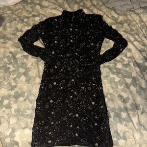 Cute black sun and moon dress